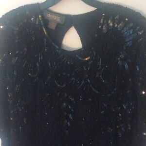 Pretty black sequin dress Size 22-24.  "Designs" by Lane Bryant
